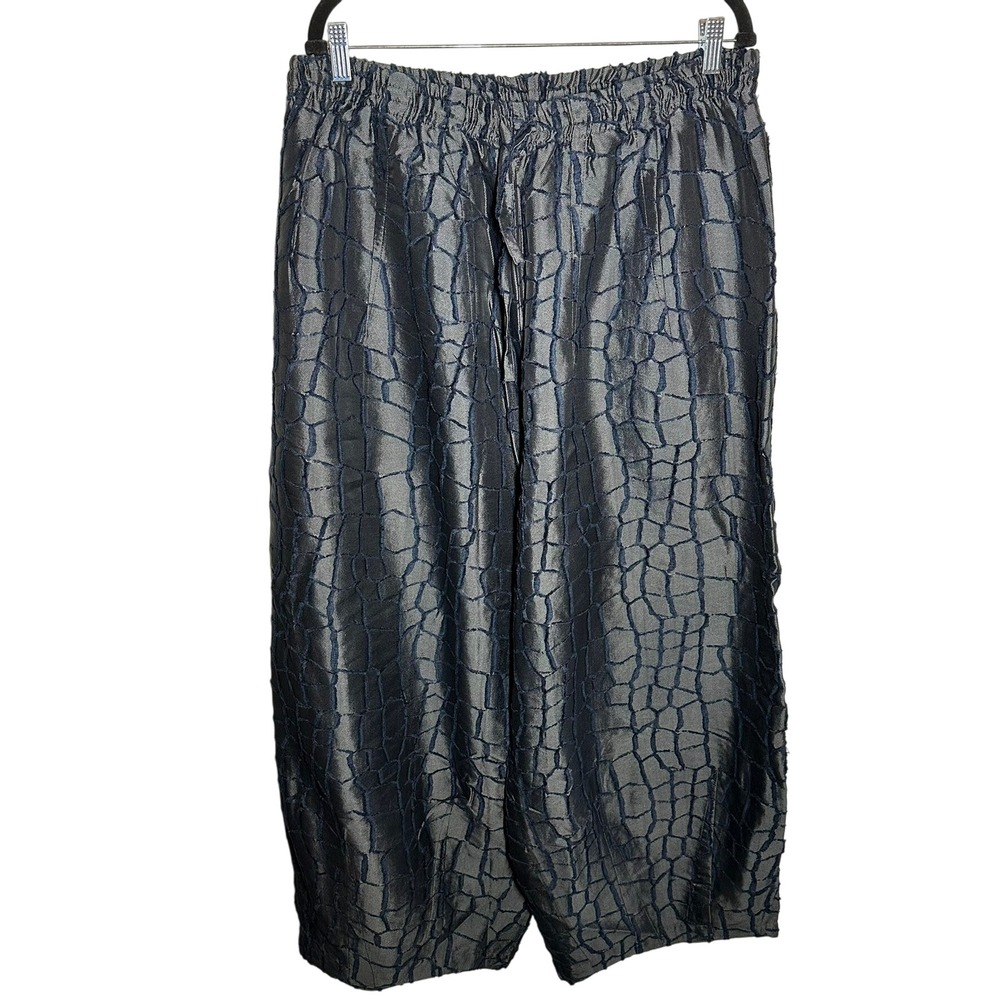 NEW Needles H.D.P Pant C/CU/N Crocodile Cut Jq. B Charcoal Relaxed Fit Size XL